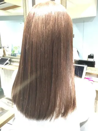 セミロング カラー 髪質進化系へ 💇‍♀️Yasuのヘアスタイル