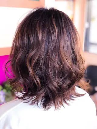 ミディアム 高橋 陸のヘアスタイル