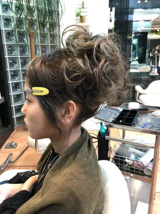 ヘアアレンジ 韓国風カット osugiのヘアスタイル