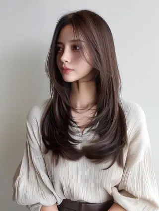 カラー ロング 髪質改善・縮毛矯正 💎ASUKAのヘアスタイル