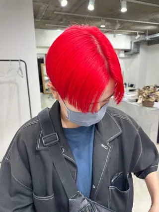 ショート カラー さあや 【透け感/艶感】のヘアスタイル