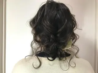 セミロング ヘアアレンジ 🗻飯田誠也🗻 カットカラー得意のヘアスタイル
