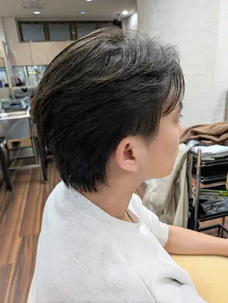 メンズ 大人女性カット/ヘア セット✨️片本🌸のヘアスタイル