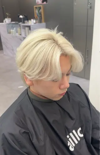 カラー メンズ レイヤー/ハッシュ カット/悠斗のヘアスタイル