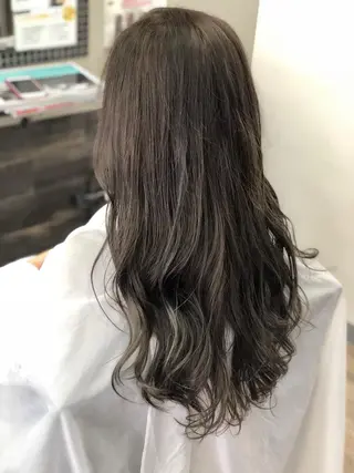 ロング カラー N-plants 和泉中央店のヘアスタイル