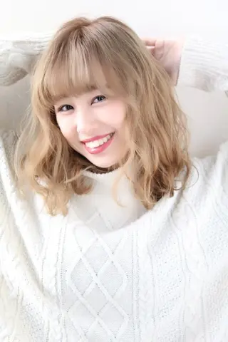 ミディアム カラー L.E.M 仙台のヘアスタイル