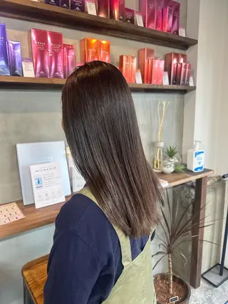 ミディアム カラー 中島 惇のヘアスタイル