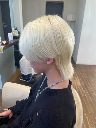 ミディアム カラー メンズ LAP.s 中嶋　諒のヘアスタイル