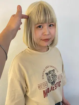 ショート カラー 森貴裕/ベージュ/ パーマ/オリーブのヘアスタイル