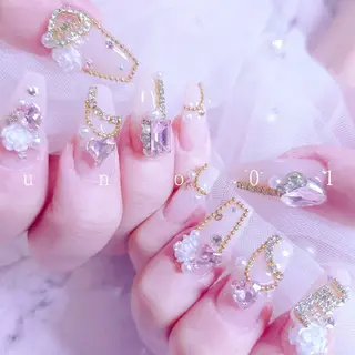 ネイル 梅田🦄中崎町🩵 u n o 0 1のネイルデザイン