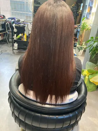 ロング 髪質改善☺︎縮毛矯正 ふじい まりんのヘアスタイル