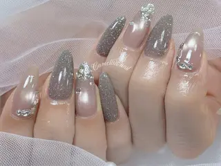 ネイル Camellia 長さだし& デザインのネイルデザイン