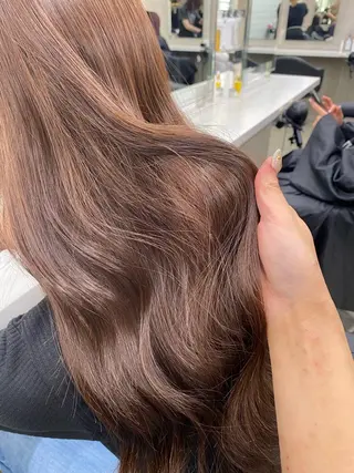 セミロング カラー ヘアアレンジ キッズ TRU Shino🦋のマツエク・マツパデザイン