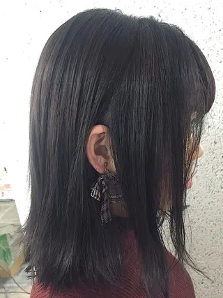 ミディアム カラー パーマ ヘアアレンジ ✨ハイクオリティ✨ 山本香也のヘアスタイル