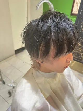 ショート カラー 平野 晴也のヘアスタイル