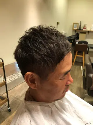 ショート カラー bifino.rilune for men所属・rilune matsuoのヘアスタイル