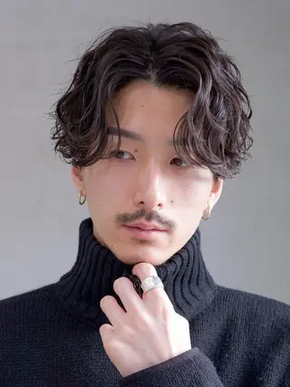 ショート カラー パーマ ヘアアレンジ メンズ fifth 窪田潤平のヘアスタイル
