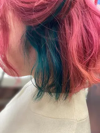 ショート カラー 栄/レイヤーカット /ケアブリーチ🍁楓のヘアスタイル