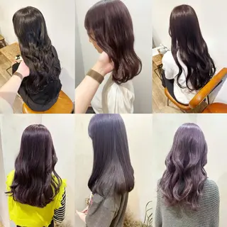 ロング カラー ヘアアレンジ Himawari♡ 柔らかいカラーのヘアスタイル