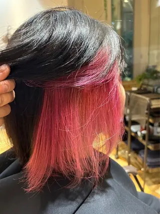 カラー バヤラー バイガルマーのヘアスタイル