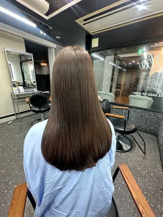 ロング パーマ 髪質改善⭐️縮毛矯正 中野⭐️Rinaのヘアスタイル