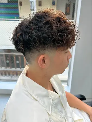 パーマ メンズ fifth天神 パーマ特化/石橋航海のヘアスタイル