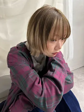 ショート レディースパーマ モデル募集RIKOのヘアスタイル