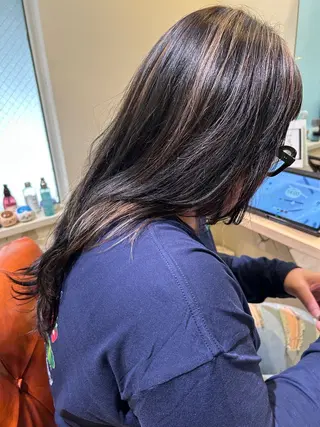 ロング カラー 久木原 ゆりのヘアスタイル