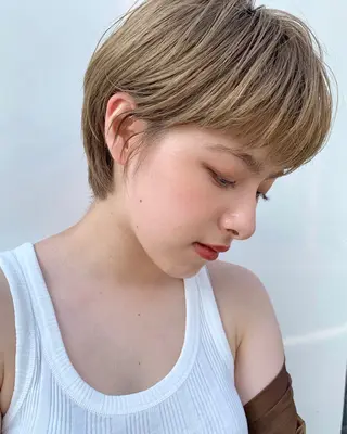 ショート カラー MAYU 💚森下のヘアスタイル