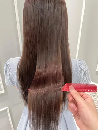 ロング 💎小顔前髪&髪質 改善カラー💎片桐のヘアスタイル