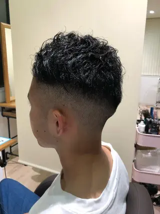 ショート 関西センターパート メンズモデル募集のヘアスタイル