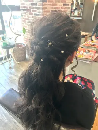 ヘアアレンジ 松田 類生のヘアスタイル