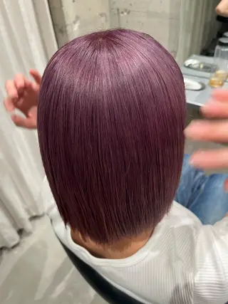 ミディアム カラー 🦮shiori アイドルオタク🦮のヘアスタイル