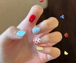 ネイル H3 Nail Tsuki🦋💙のネイルデザイン