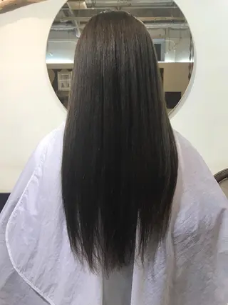 ロング カラー 河原 卓司のヘアスタイル