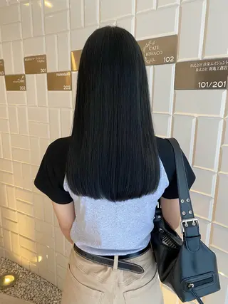 ロング カラー アオイ🩵暖色 /まろやかカラーのヘアスタイル