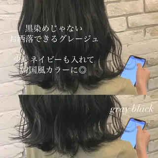 ミディアム カラー レイヤー/艶髪 🇰🇷Ryotaのヘアスタイル