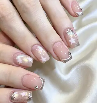 ネイル By moonネイル 🌷ワンホン/韓国風のネイルデザイン