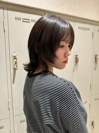 ミディアム 中尾 碧斗のヘアスタイル