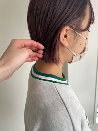 ショート カラー 石山涼太 【monolith】のヘアスタイル