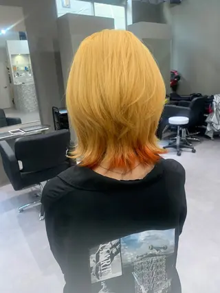 カラー 酸性ストレート 髪質改善のヘアスタイル