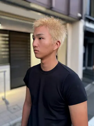 カラー メンズ マツダ レンのヘアスタイル