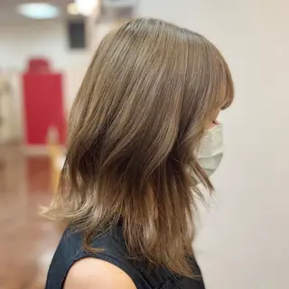 ミディアム 冨田 豊のヘアスタイル