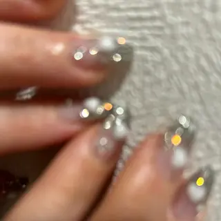 ネイル パラあり！フィルイン 美フォルムのネイルデザイン