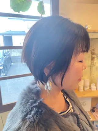 ショート 井上 歩美のヘアスタイル