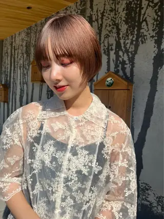 ショート わかすぎ ほのかのヘアスタイル