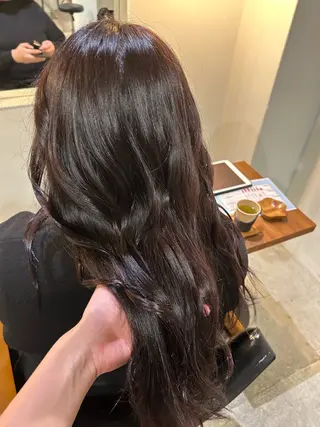 ロング twig 山田 永嶋芽衣のヘアスタイル