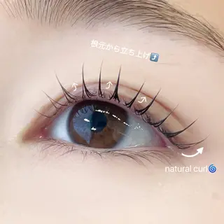 マツエク・マツパ しみず🌙💭 ぱっちり束感/横浜のマツエク・マツパデザイン