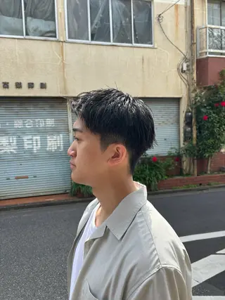 ショート メンズ/柏/パーマ/ チハヤのヘアスタイル