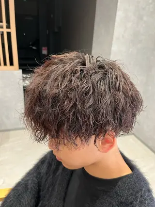 パーマ メンズ clan鷺沼🌿 かやしたのヘアスタイル